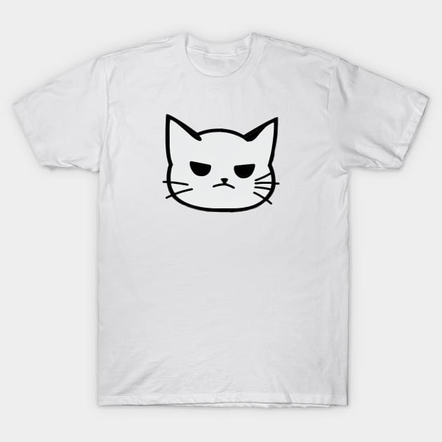 Minimalistic mean kitty T-Shirt by stkUA